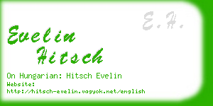 evelin hitsch business card